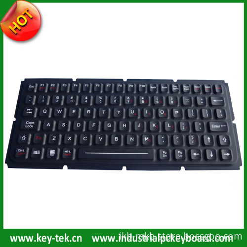 IP65 Dynamic Silicone Keyboard with Function Keys